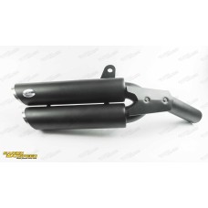 Pô GEM Classic 2 Nòng Shorty Slip on Honda Rebel 300 - 500 - 1100 (chính hãng)